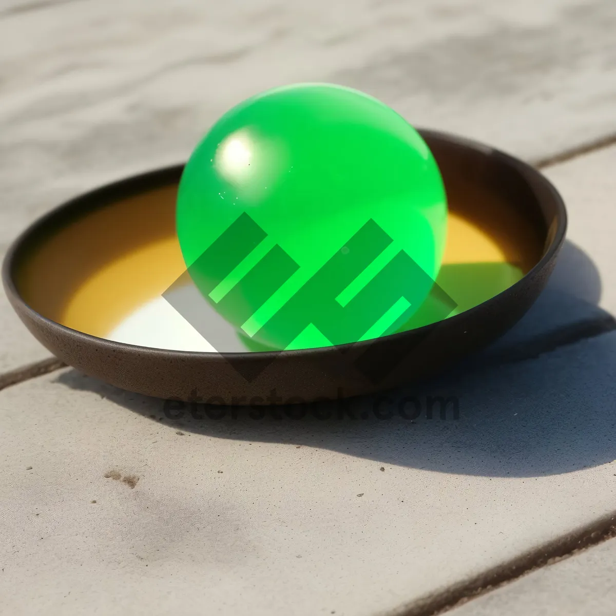 Picture of Food Bowl with Egg and Cup Candle