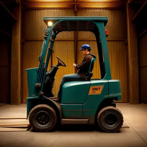 Industrial Workhorse: Forklift Transportation Machine