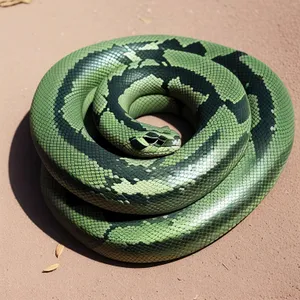 Green Mamba - Majestic Serpent in the Wild