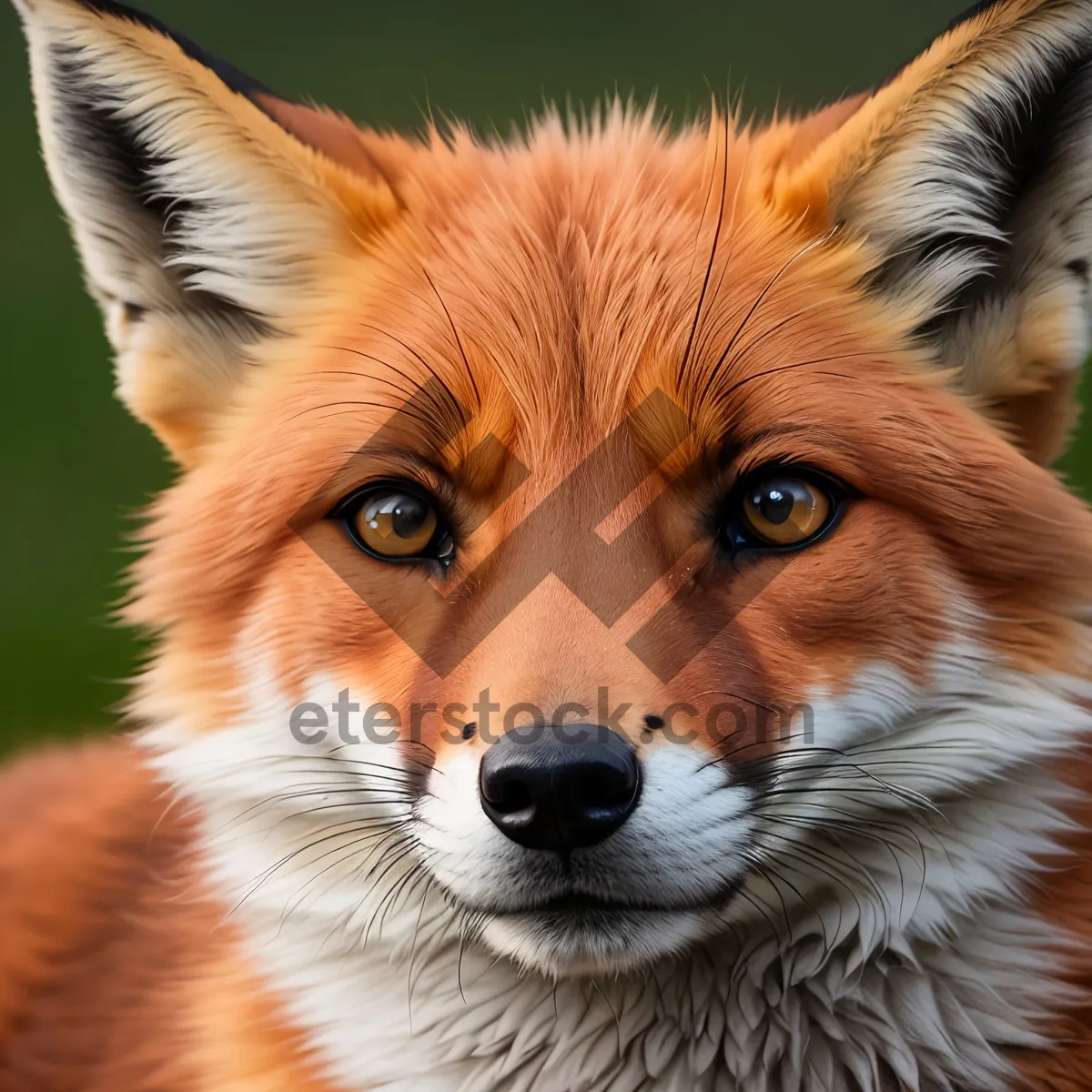 Picture of Cute Corgi Puppy with Whiskers and Brown Fur