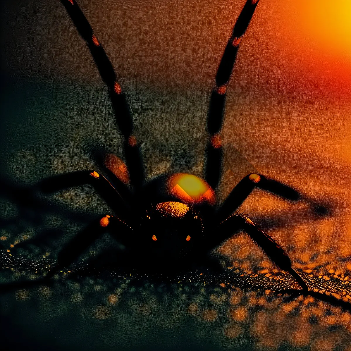 Picture of Black Widow Spider Close-Up: Fascinating Arachnid Wildlife