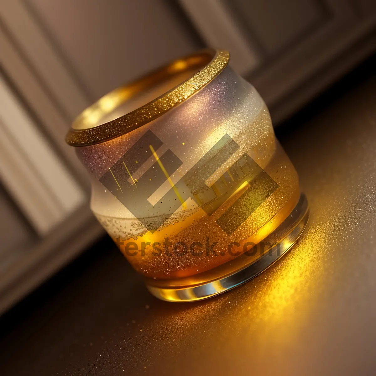 Picture of Golden Cap Drink Bottle Party Sparkle