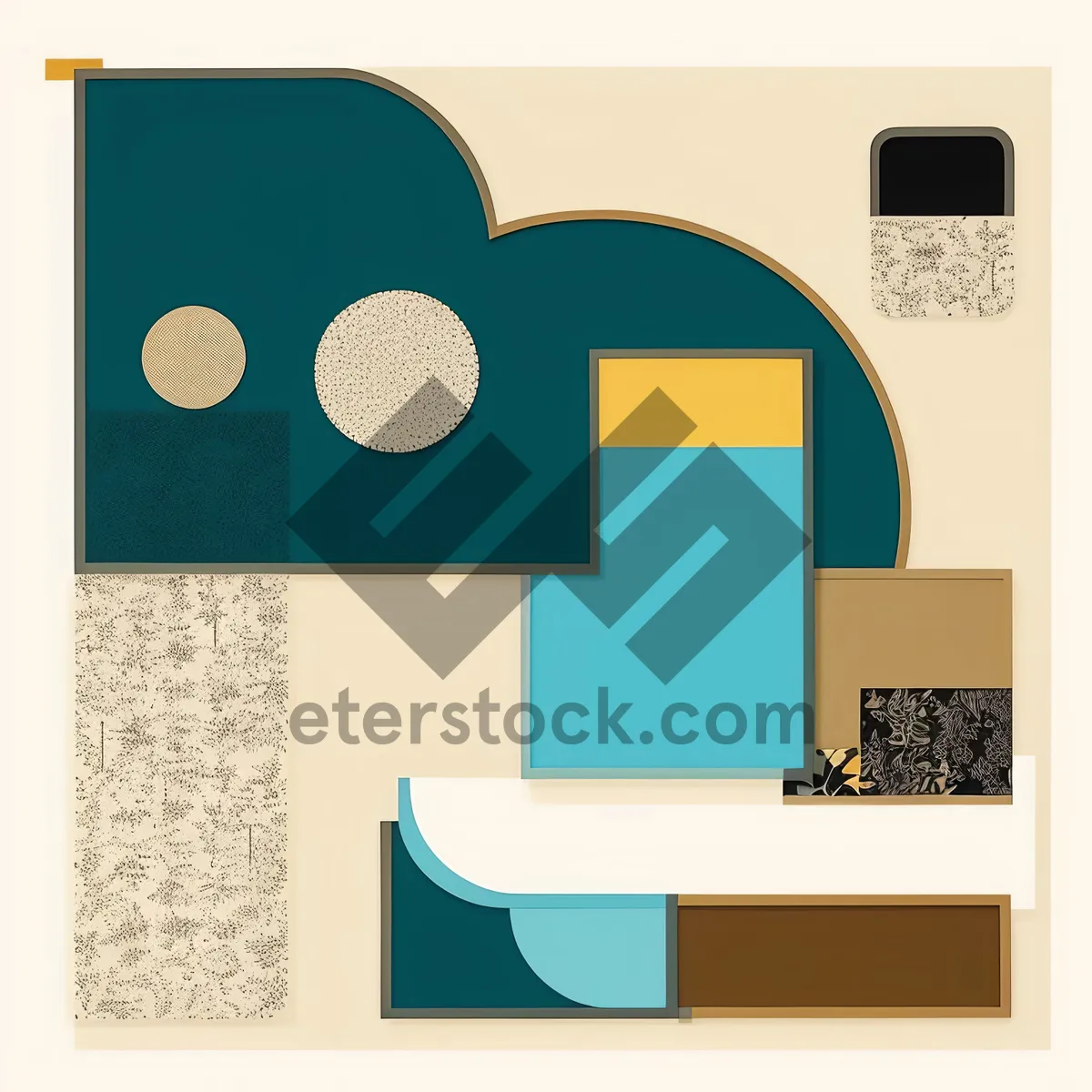 Picture of Blank business stationery design icon symbol