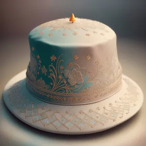 Celebratory Cowboy Hat Cake with Candle