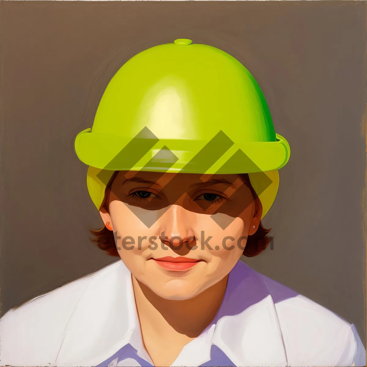 Picture of Smiling construction manager in hardhat at work