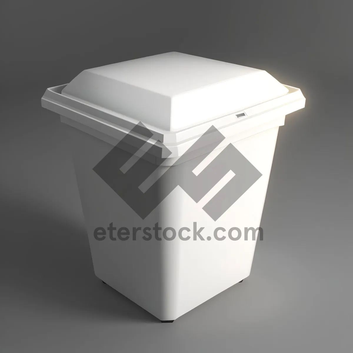 Picture of Container Box with Garbage Objects Inside