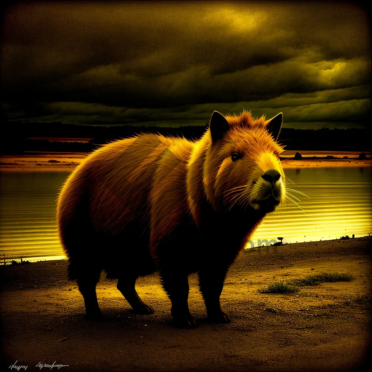 Picture of Wild Warthog in Majestic Safari Menagerie