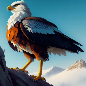 Majestic Hunter: Bald Eagle in Flight