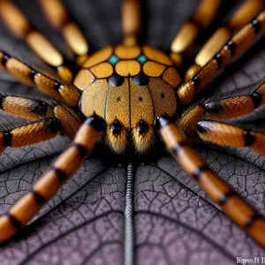 Black and Gold Garden Spider: Elegant Arachnid in Nature