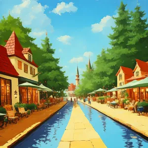 City View Resort Hotel - Waterfront Luxury in Architectural Splendor