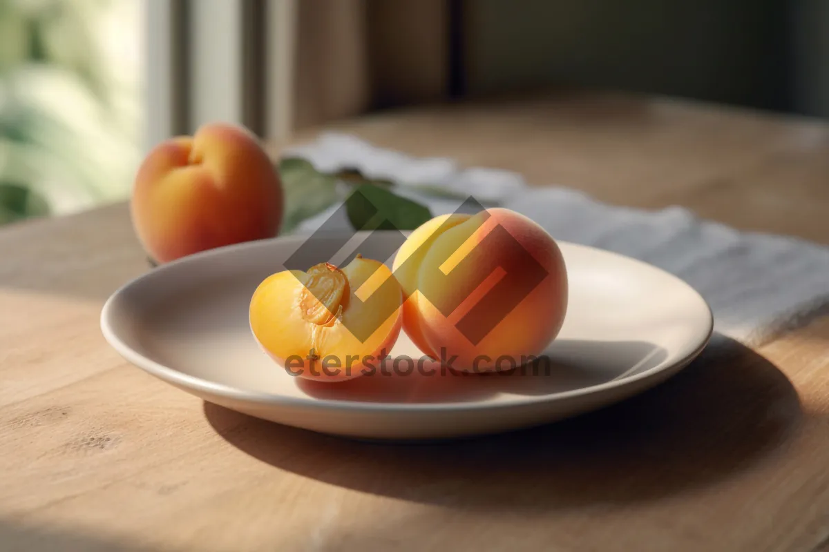 Picture of Colorful and Healthy Breakfast Fruit Plate