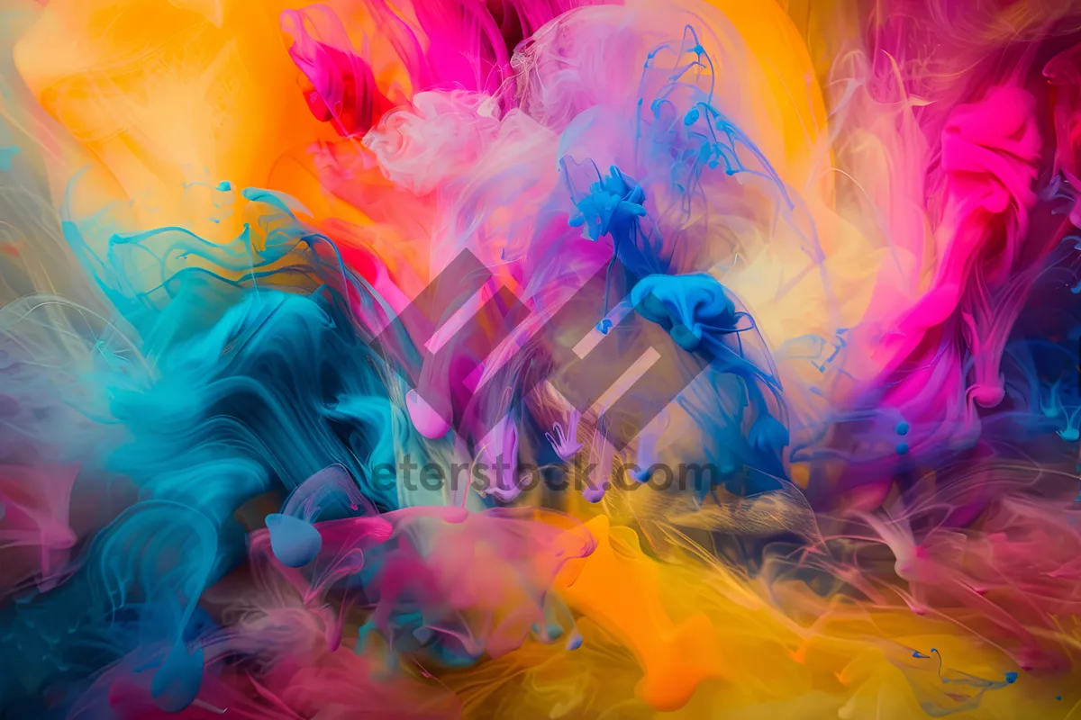 Picture of Colorful Abstract Dance Motion Lights Graphic Texture.