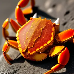 Close-up of Hermit Crab on Flower