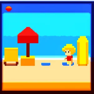 3D Map Representation for Business Design Icon