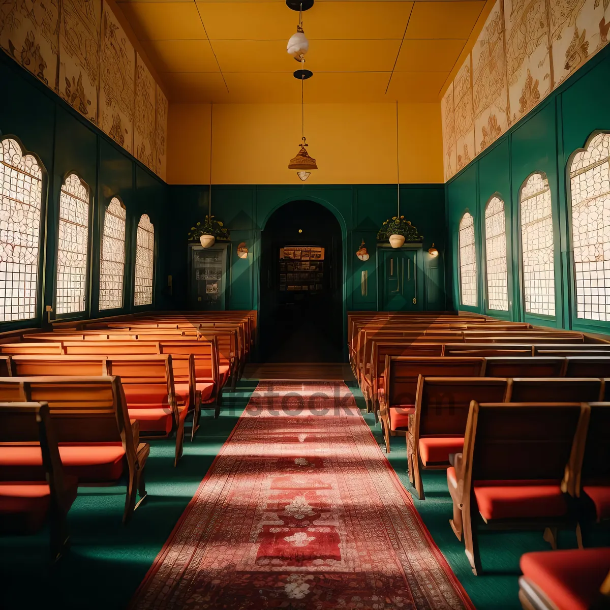 Picture of Spacious Classroom with Abundant Natural Light