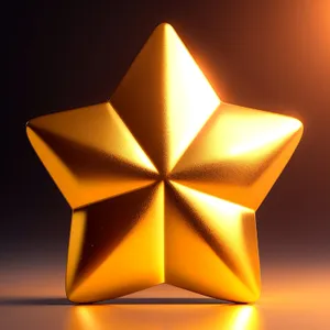3D Pyramid Symbol with Five-Spot Blaze - Graphic
