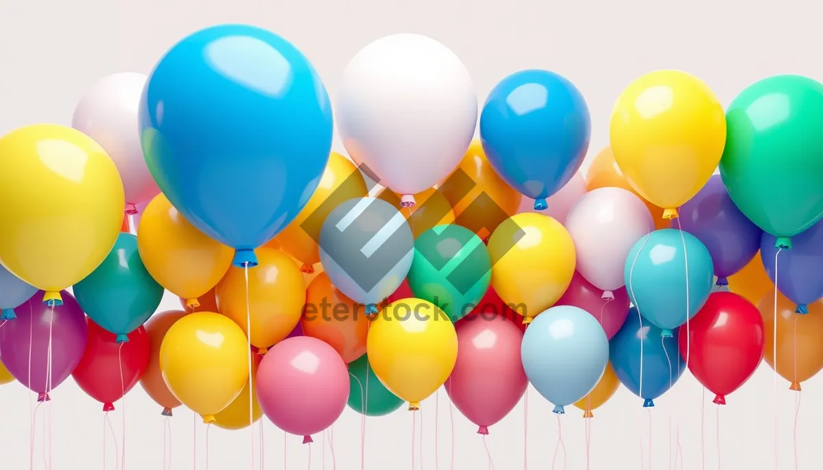 Picture of Colorful Balloon Display for Birthday Celebration Party