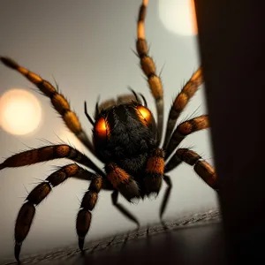 Garden Spider: Captivating Arachnid in its Web