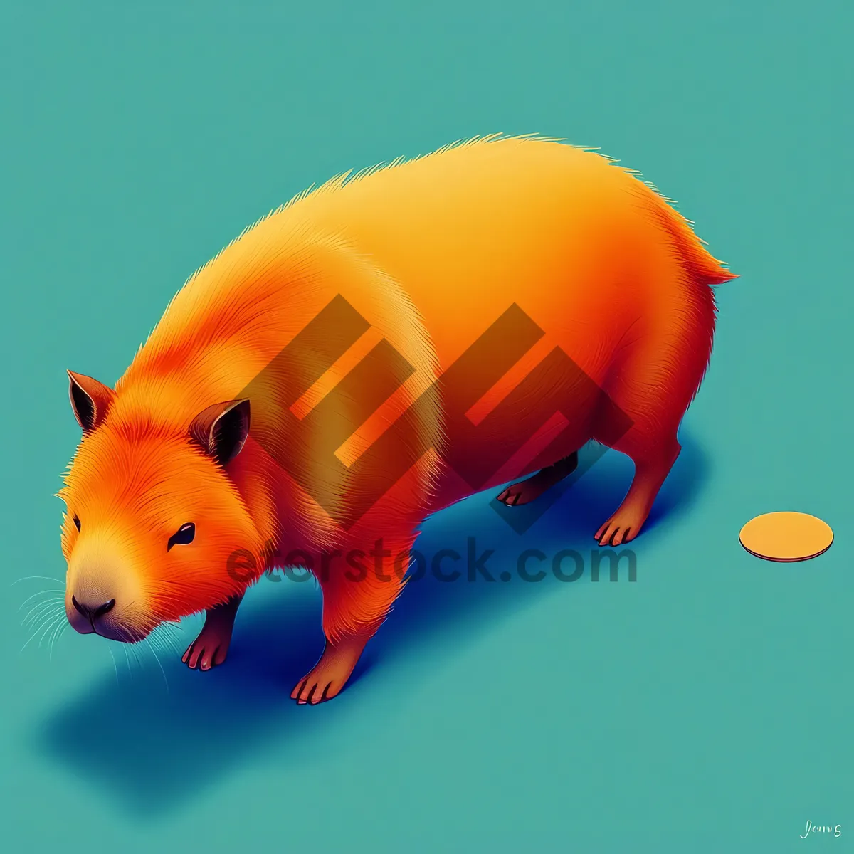 Picture of Golden Savings: Piggy Bank swimming in wealth