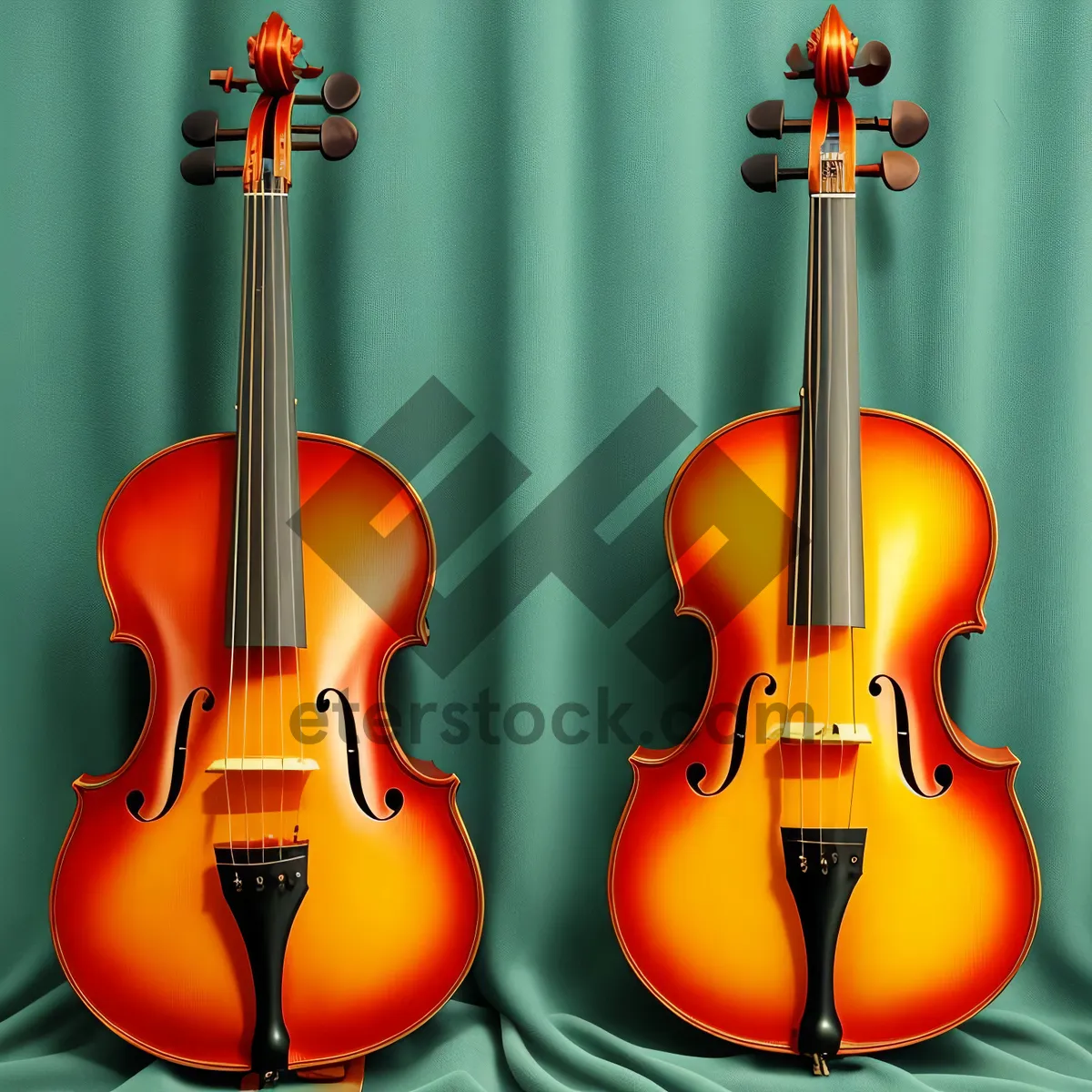 Picture of Melodic Strings: Musical Instruments Enchanting a Concert