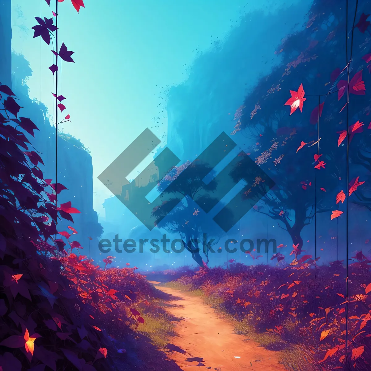 Picture of Serene Ocean View Under the Bright Sun