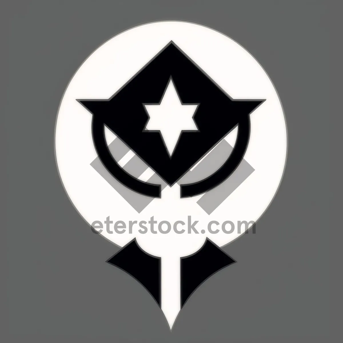 Picture of Black Hand Symbol Graphic Design Icon