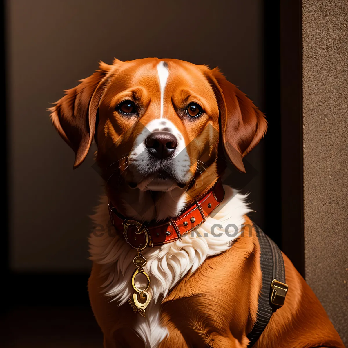 Picture of Brown Boxer Puppy with Adorable Expression