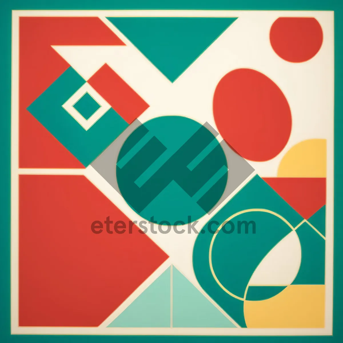 Picture of Vibrant Flag Set - Artistic Design with Iconic Symbols