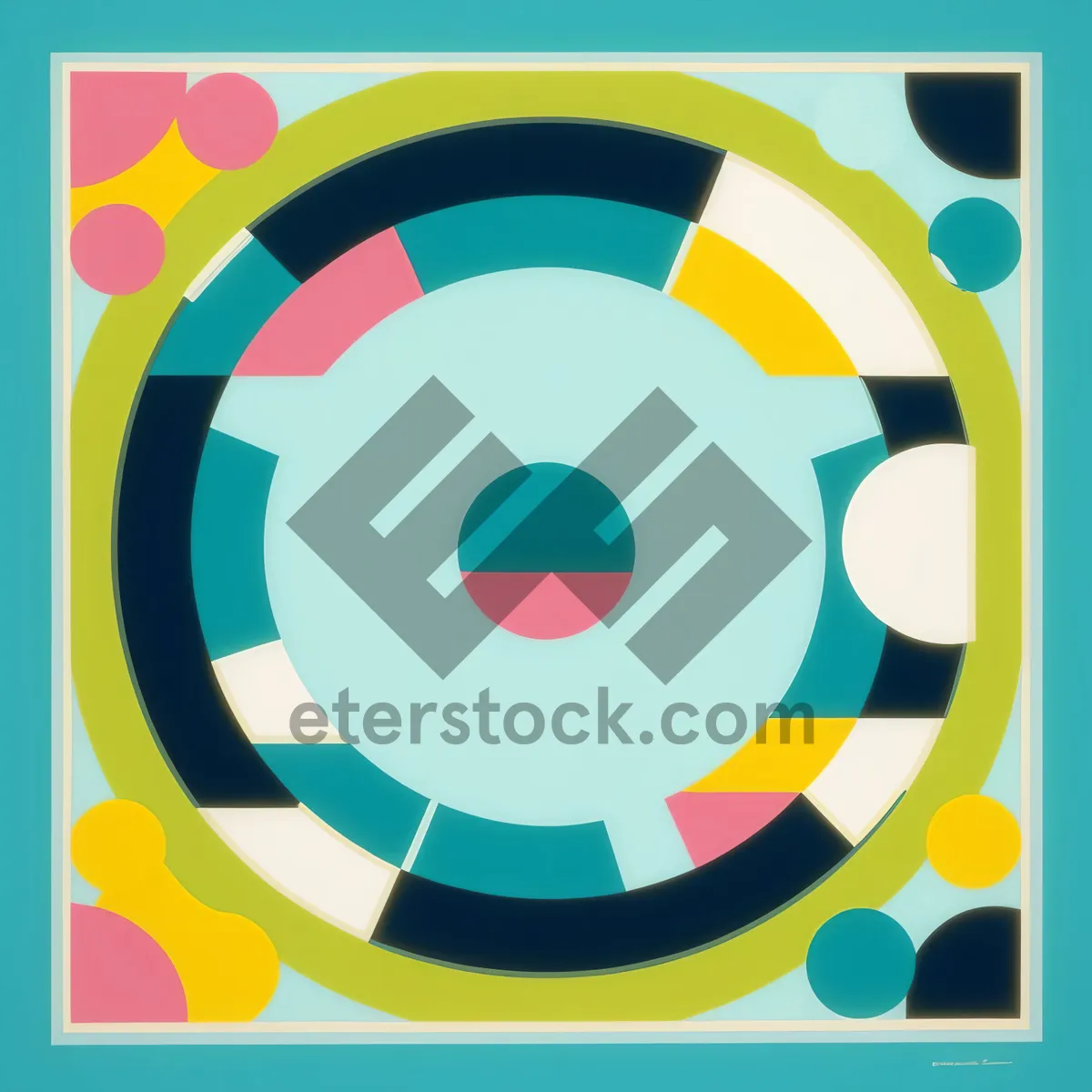 Picture of Abstract Graphic Symbol and Icon Art Design