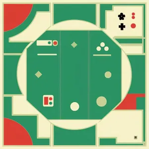 Design Map Icon Symbol Set