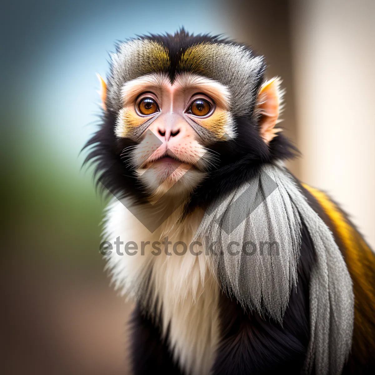Picture of Mystic Baby Primate in Wild Jungle