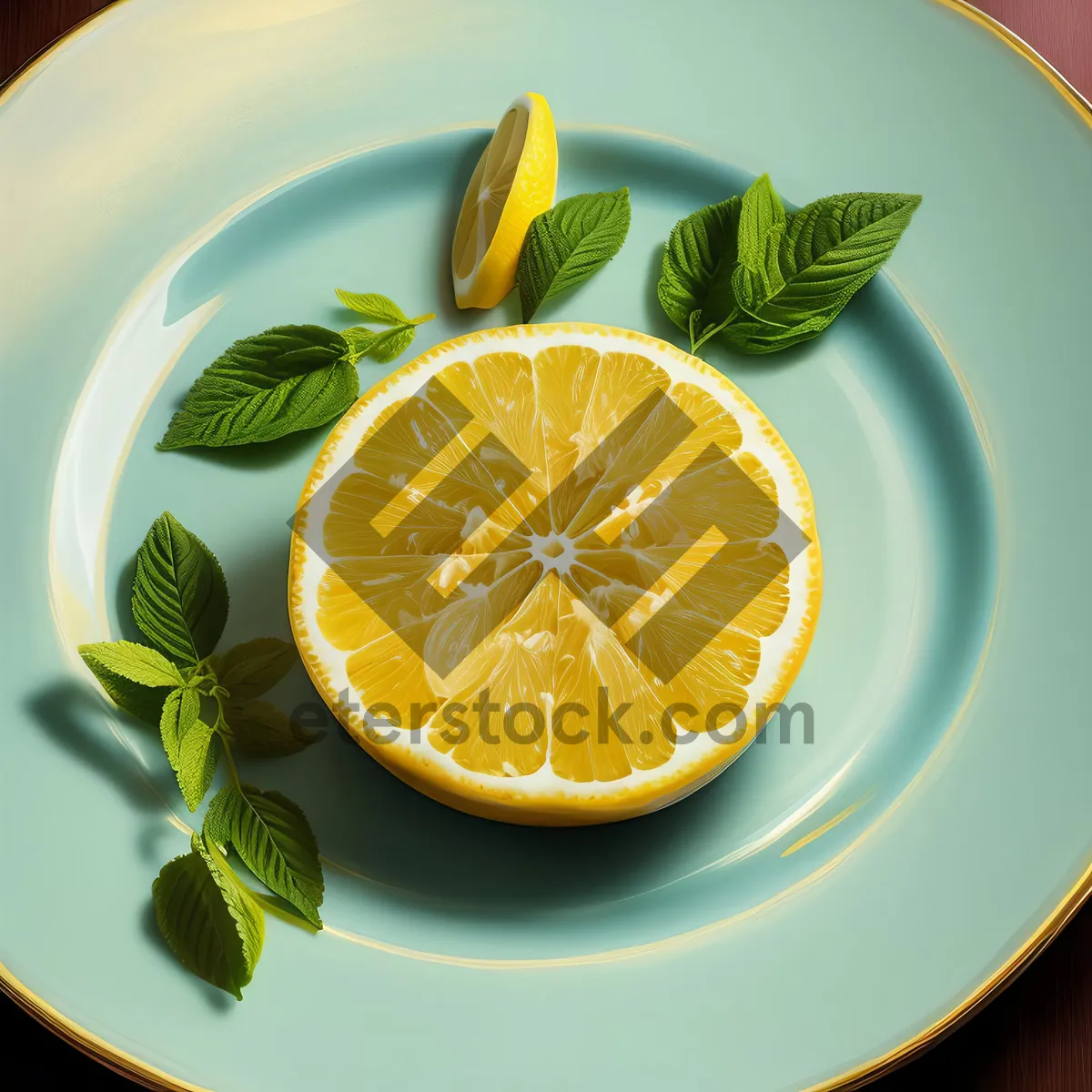 Picture of Refreshing Citrus Fruit Slices Close Up Shot