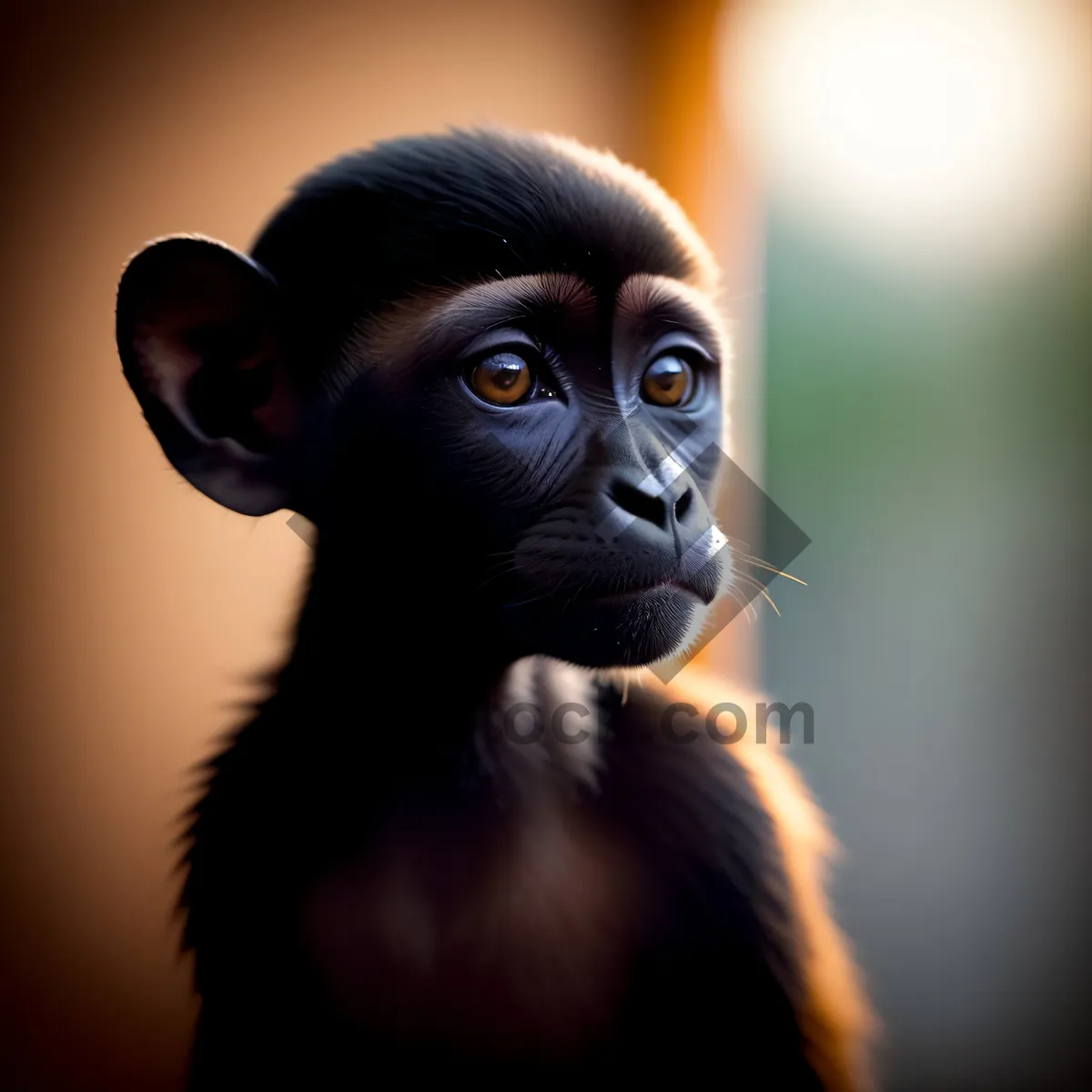 Picture of Wild Gorilla Portrait - Majestic Male Ape