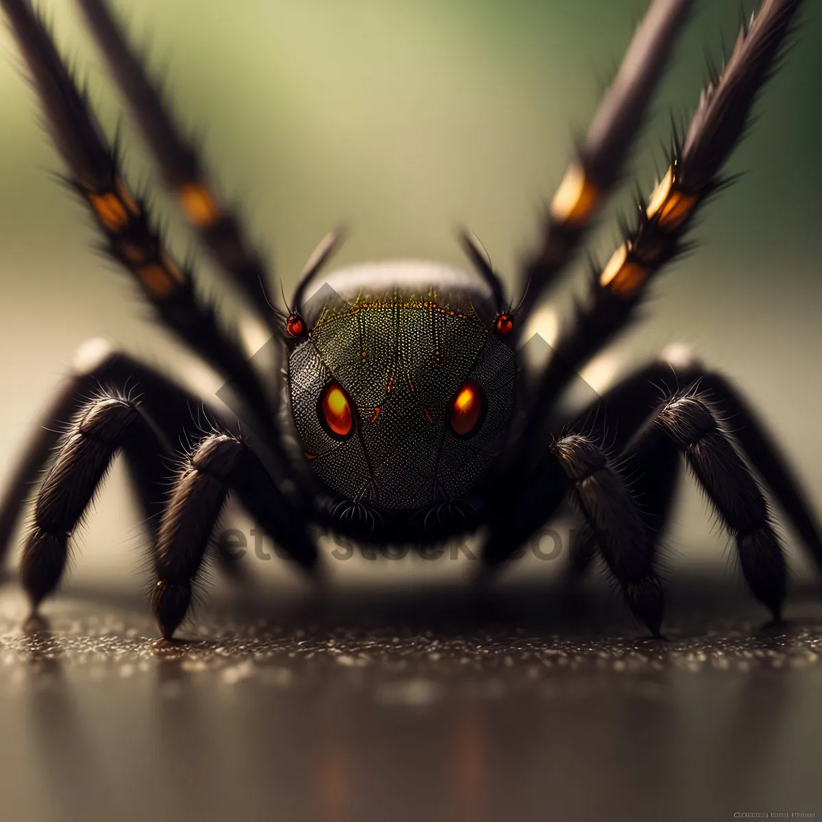 Picture of Black Widow Spider - Close-up Wildlife Arachnid