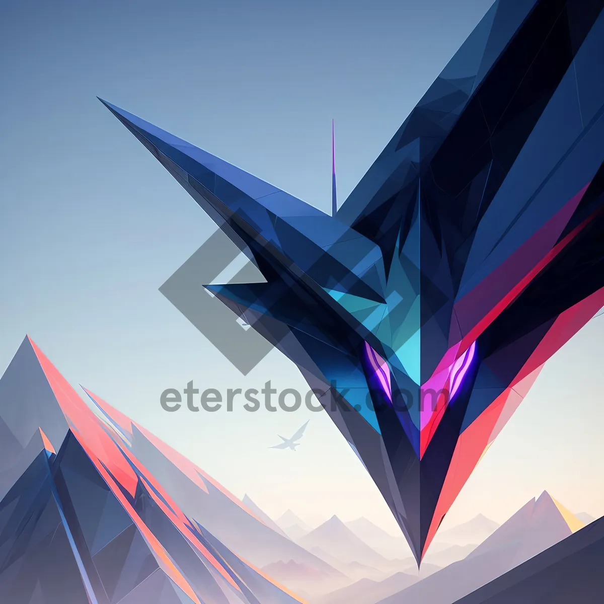 Picture of Enchanting Gem: A Breezy 3D Graphic Masterpiece