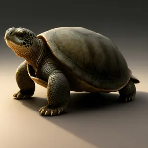 Slow and Steady Shell-Covered Terrapin