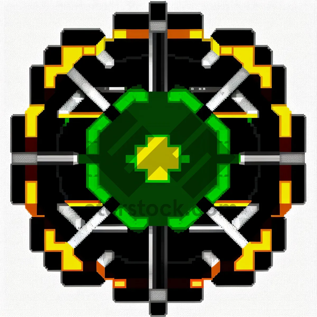 Picture of Exploration Map with 3D Toy Flag