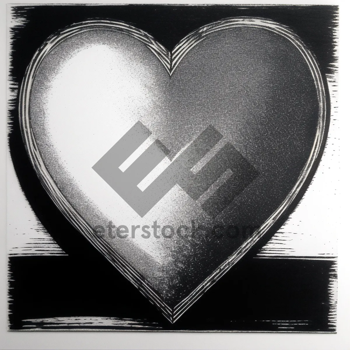 Picture of Romantic Heart-shaped Valentine's Symbol of Love