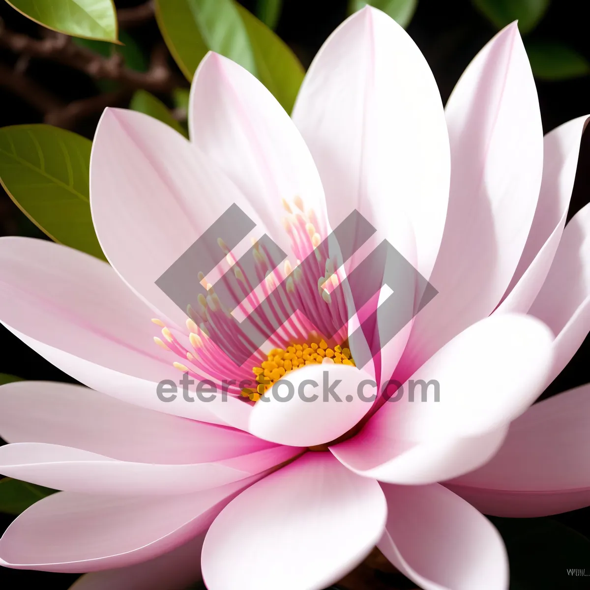 Picture of Pretty Pink Lotus Blossom in Bloom