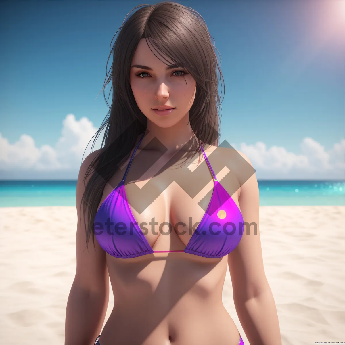 Picture of Beach Babe - Alluring Bikini Beachwear Fashion