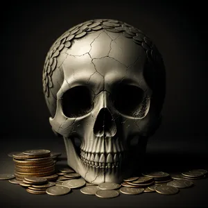 Deadly Pirate Skull: Spooky Anatomy of Fear