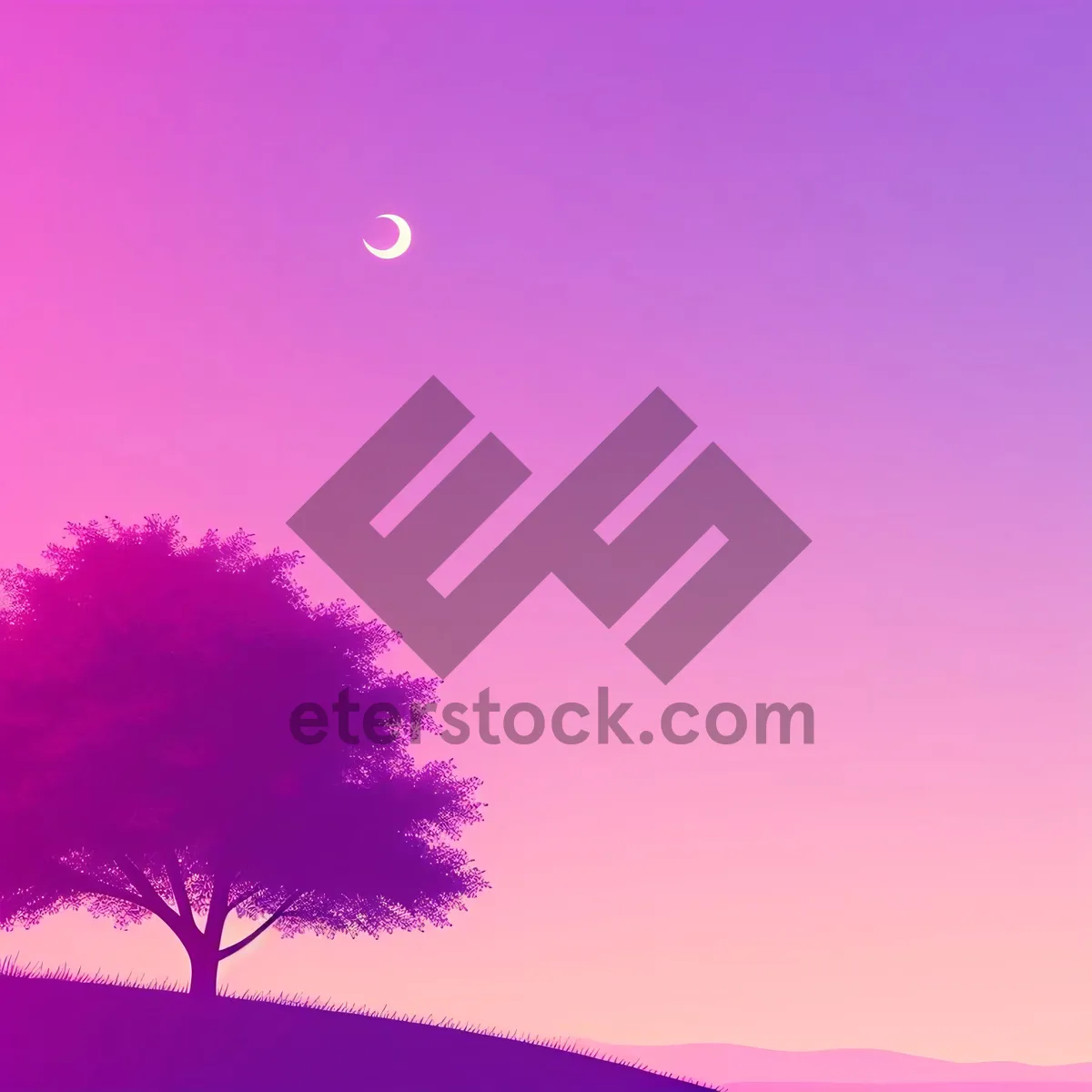 Picture of Vibrant Sky: Bright Starlight in Colorful Season's Backdrop