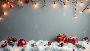 Snowflake Star Holiday Greeting Card Decoration