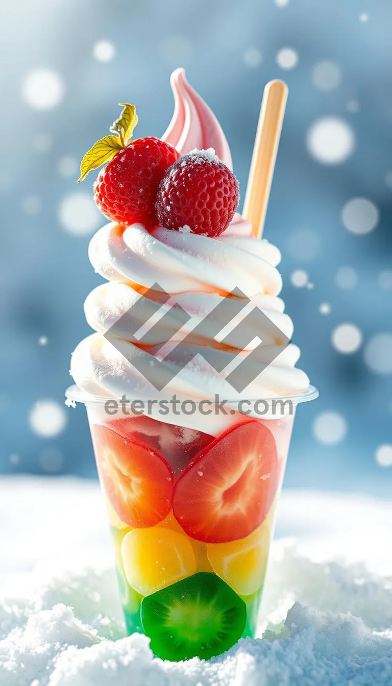 Picture of Healthy Breakfast Bowl with Fresh Berries and Yogurt