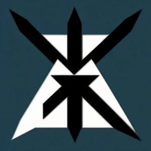 Five-Star Symbol in Graphic Design Decoration