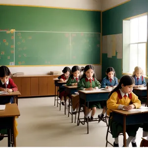 Professional team discussing business strategies in modern office