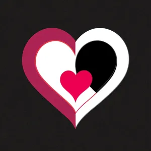 Valentine's Love Icon - Heart-shaped Celebration Symbol