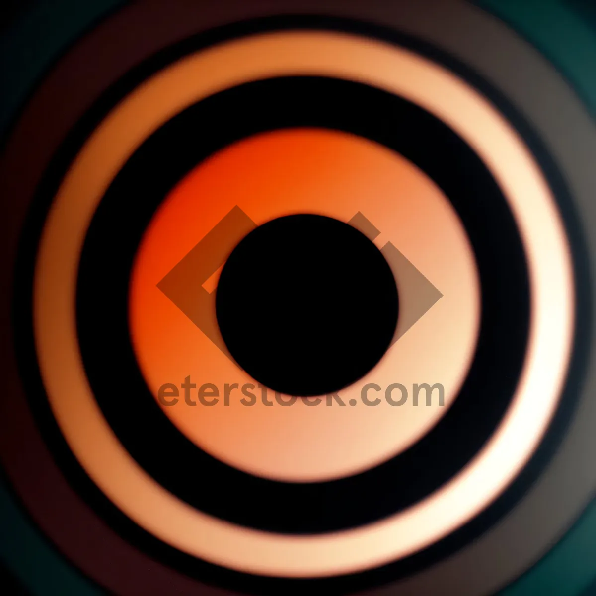 Picture of Acoustic Sound Icon: Shiny Black Music Button
