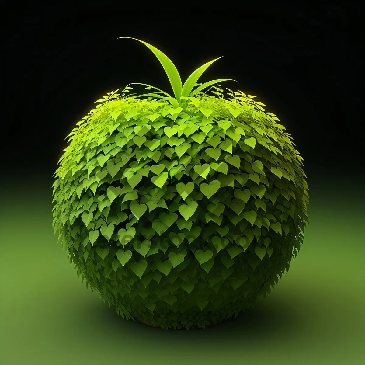 Picture of Fresh and Juicy Edible Fruit Ball on Breadfruit