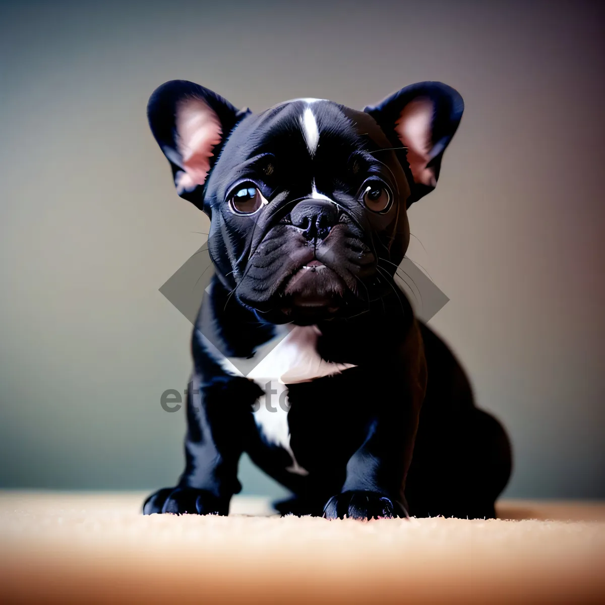 Picture of Adorable Bulldog Terrier: Purebred Canine Cutie